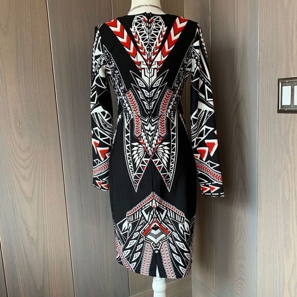 BISOU BISOU Dress Polynesian Print 8 - Picture 7 of 12